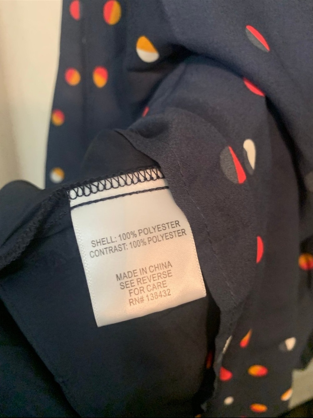 ModCloth ‘Fits of Bliss’ Navy Polka Dot Wrap Midi Dress Size 2X - Picture 8 of 9